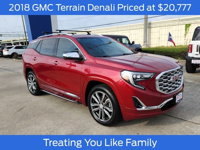 Red Quartz Tintcoat 2018 GMC Terrain Denali AWD SUV / Crossover Four-Wheel Drive 9-Speed Automatic