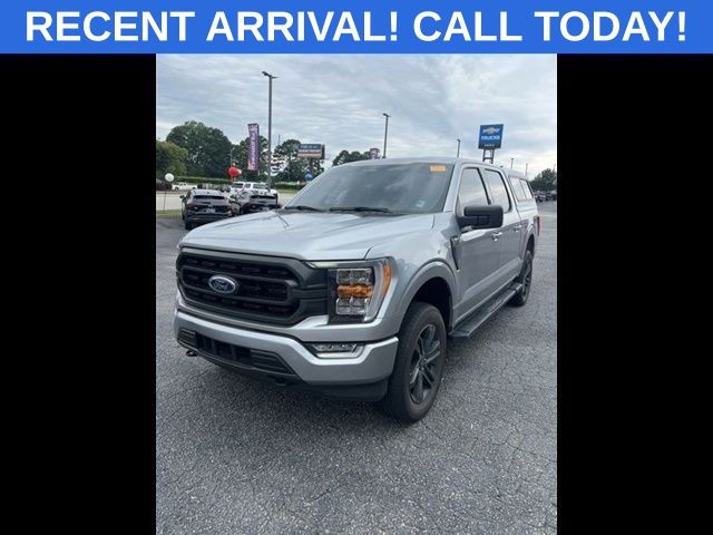 Silver Metallic 2022 Ford F-150 XLT SuperCrew 4WD Pickup Truck Four-Wheel Drive Automatic