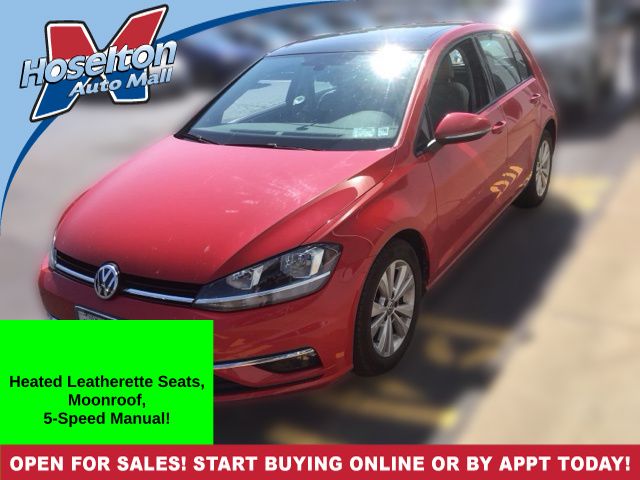 Tornado Red 2018 Volkswagen Golf Hatchback Front-Wheel Drive 5-Speed Manual