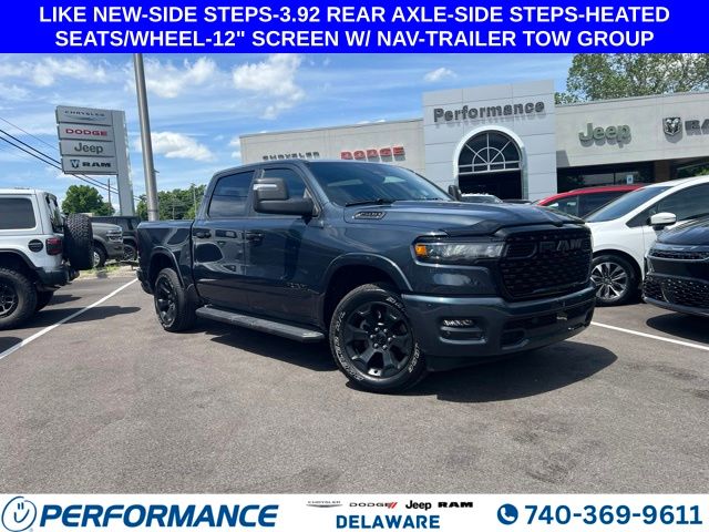Forged Blue Metallic 2026 RAM 1500 Big Horn Crew Cab 4WD Pickup Truck Four-Wheel Drive 8-Speed Automatic