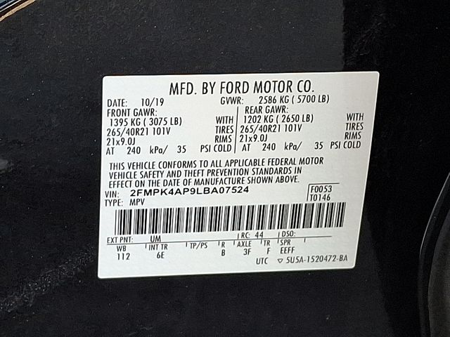 used 2020 Ford Edge car, priced at $18,648