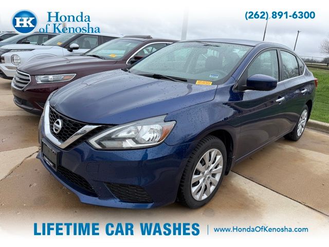 Deep Blue Pearl 2016 Nissan Sentra SV Sedan Front-Wheel Drive Continuously Variable Transmission