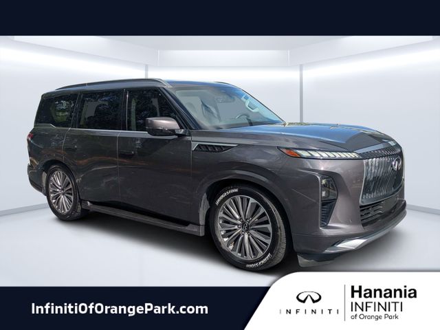 Anthracite Gray 2025 INFINITI QX80 SUV / Crossover Rear-Wheel Drive 9-Speed Automatic