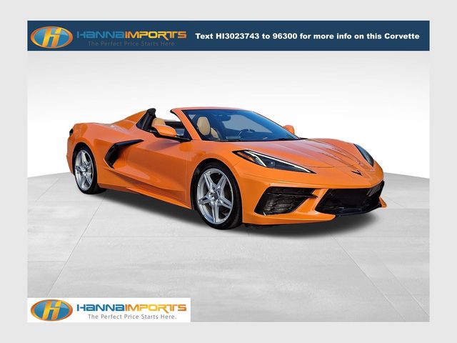 Amplify Orange Tintcoat 2023 Chevrolet Corvette Stingray 2LT Convertible RWD Convertible Rear-Wheel Drive 8-Speed Dual Clutch