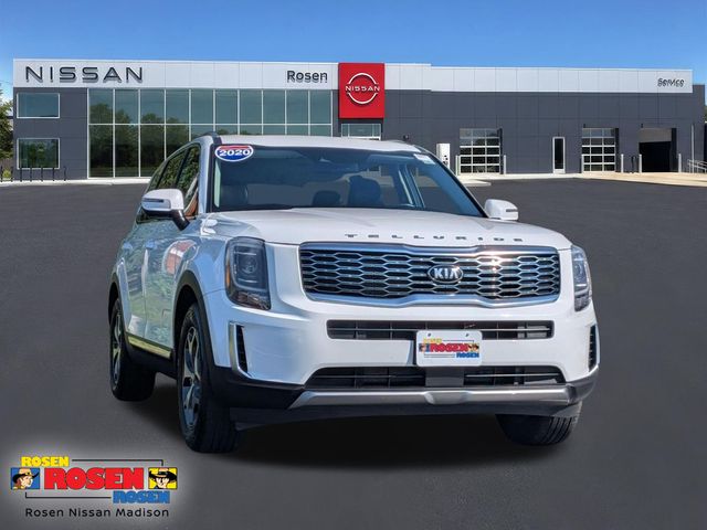 Snow White Pearl 2020 Kia Telluride SUV / Crossover All-Wheel Drive 8-Speed Automatic