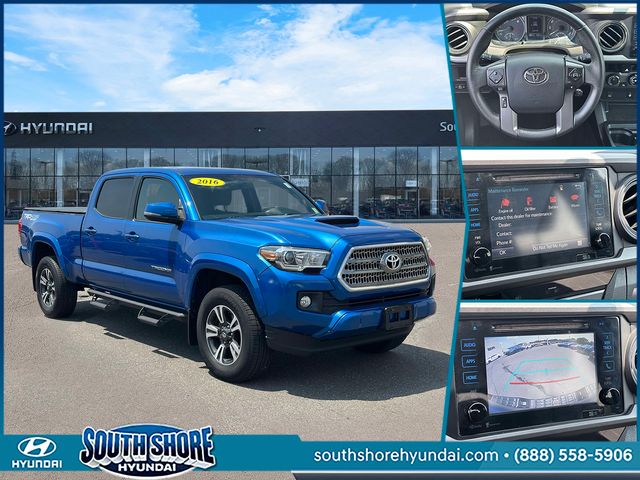 Blazing Blue 2016 Toyota Tacoma Pickup Truck Four-Wheel Drive 6-Speed Automatic