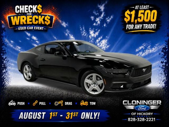Shadow Black 2026 Ford Mustang Coupe Rear-Wheel Drive Automatic