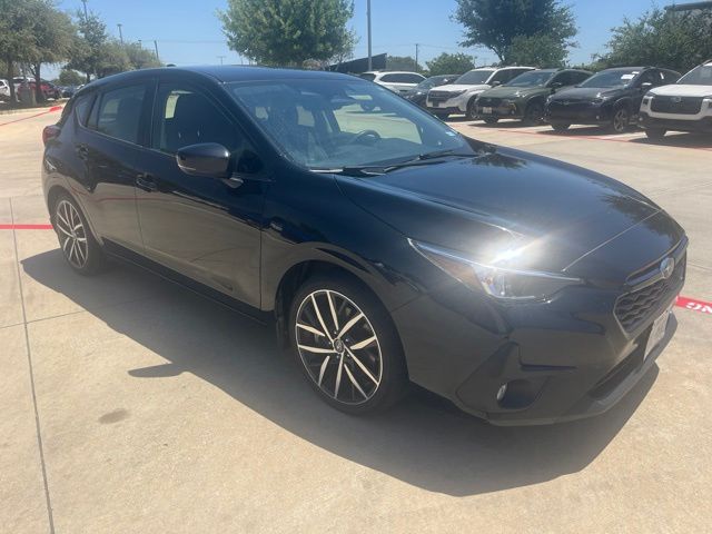Crystal Black Silica 2024 Subaru Impreza Wagon All-Wheel Drive Continuously Variable Transmission