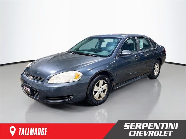 Cyber Gray Metallic 2010 Chevrolet Impala Sedan Front-Wheel Drive 4-Speed Automatic Overdrive
