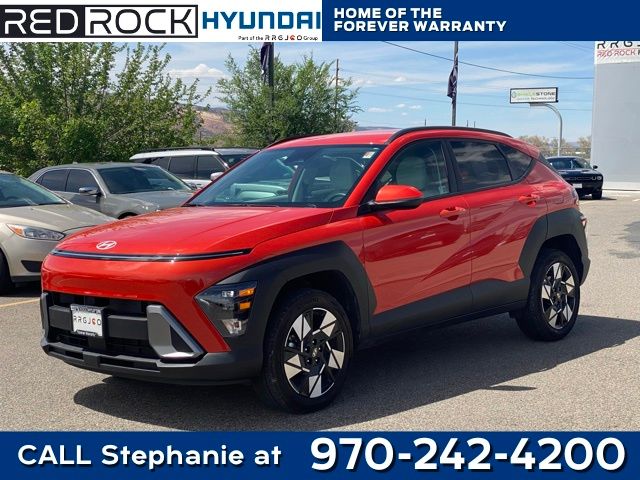 Soultronic Orange Pearl 2024 Hyundai Kona SEL AWD SUV / Crossover All-Wheel Drive Continuously Variable Transmission