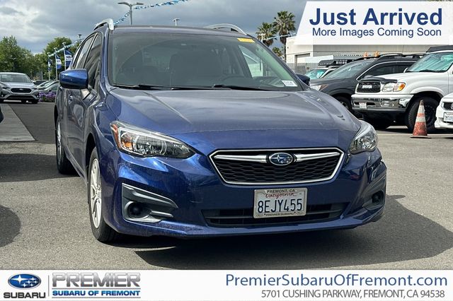 Lapis Blue Pearl 2017 Subaru Impreza 2.0i Premium Hatchback Hatchback All-Wheel Drive Continuously Variable Transmission