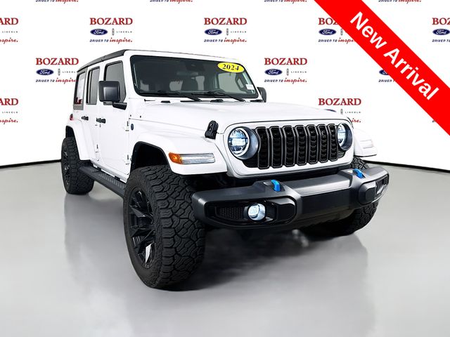 Bright White Clearcoat 2024 Jeep Wrangler 4xe Sport S 4WD SUV / Crossover Four-Wheel Drive 8-Speed Automatic