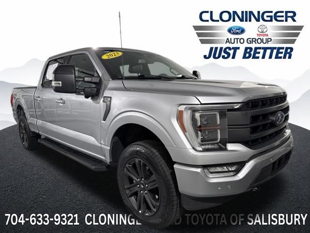 Silver Metallic 2023 Ford F-150 Pickup Truck Four-Wheel Drive Automatic