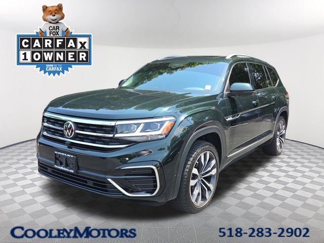Racing Green Metallic 2022 Volkswagen Atlas SUV / Crossover All-Wheel Drive 8-Speed Automatic