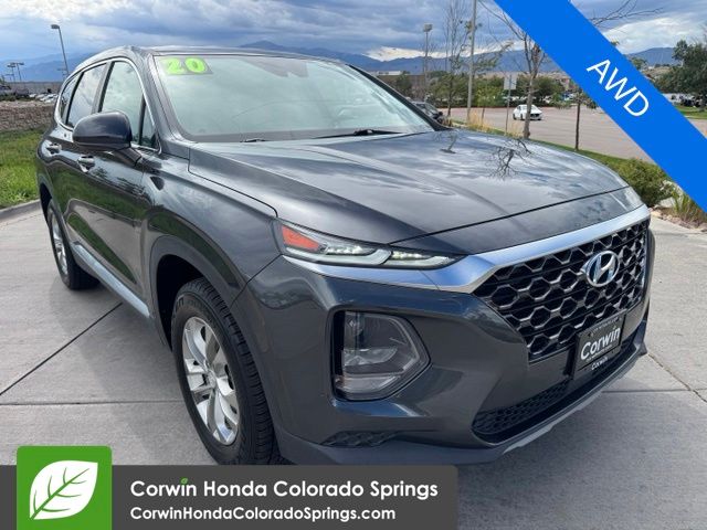 Portofino Gray 2020 Hyundai Santa Fe SUV / Crossover All-Wheel Drive 8-Speed Automatic