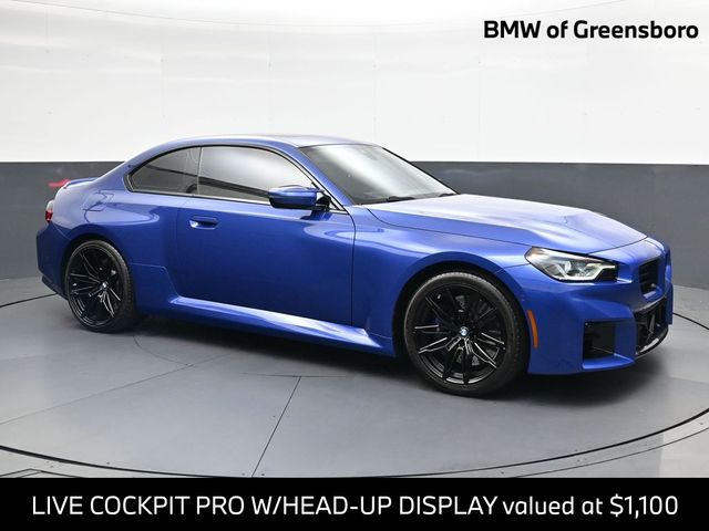 Portimao Blue Metallic 2025 BMW M2 RWD Coupe Rear-Wheel Drive 6-Speed Manual