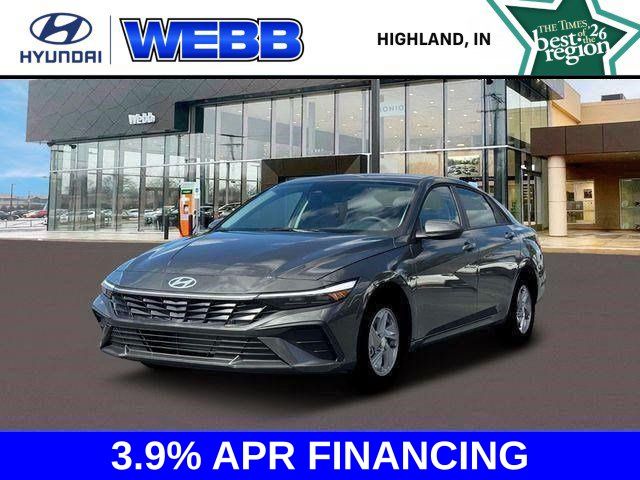 Amazon Gray 2026 Hyundai Elantra Sedan Front-Wheel Drive Continuously Variable Transmission