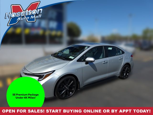 Classic Silver Metallic 2024 Toyota Corolla SE FWD Sedan Front-Wheel Drive Continuously Variable Transmission