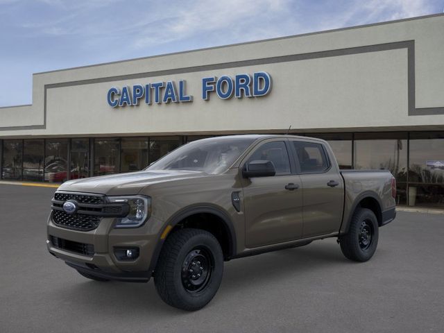 Marsh Gray 2026 Ford Ranger XL SuperCrew 4WD Pickup Truck Four-Wheel Drive Automatic