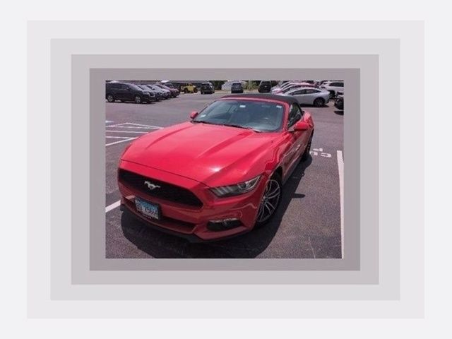 Race Red 2017 Ford Mustang EcoBoost Premium Convertible RWD Convertible Rear-Wheel Drive 6-Speed Automatic