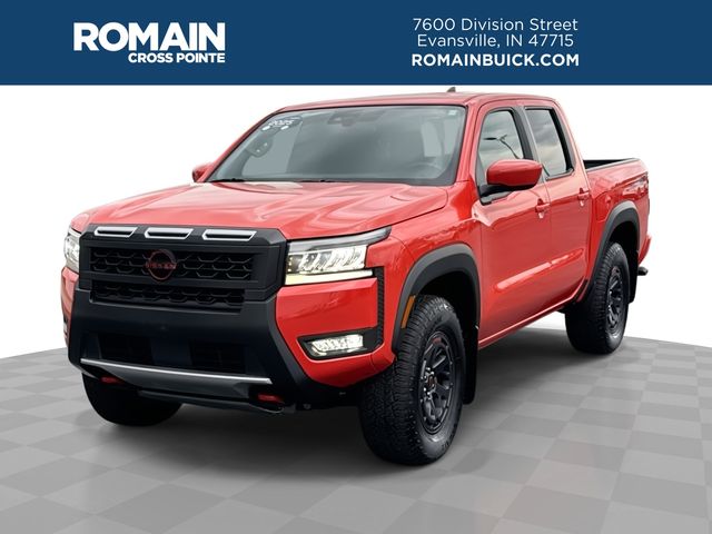 Afterburn Orange 2025 Nissan Frontier Pickup Truck Four-Wheel Drive 9-Speed Automatic Overdrive