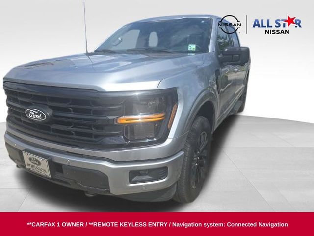 Silver Metallic 2024 Ford F-150 XLT SuperCrew 4WD Pickup Truck Four-Wheel Drive Automatic