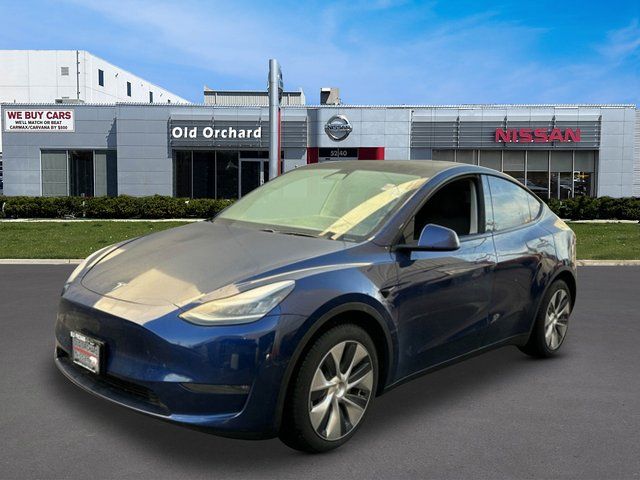 Blue 2020 Tesla Model Y Long Range AWD SUV / Crossover All-Wheel Drive 1-Speed Automatic