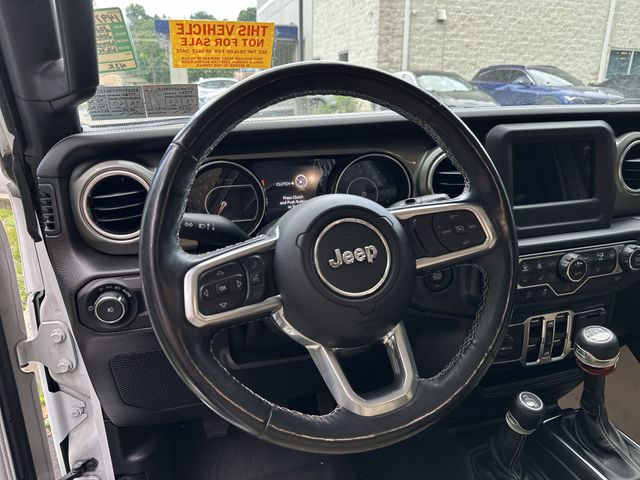 2021 Jeep Wrangler Unlimited Sahara White at Klick Lewis Buick Chevrolet