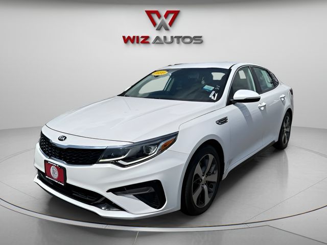 Snow White Pearl 2020 Kia Optima Sedan Front-Wheel Drive 6-Speed Automatic