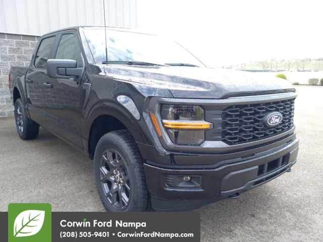 Agate Black Metallic 2026 Ford F-150 STX 4dr SuperCrew 4WD Pickup Truck Four-Wheel Drive Automatic