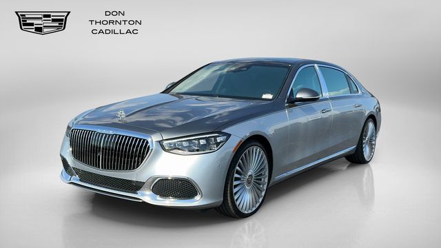 Selenite Gray/Cirrus Silver 2024 Mercedes-Benz S-Class Sedan All-Wheel Drive 9-Speed Automatic