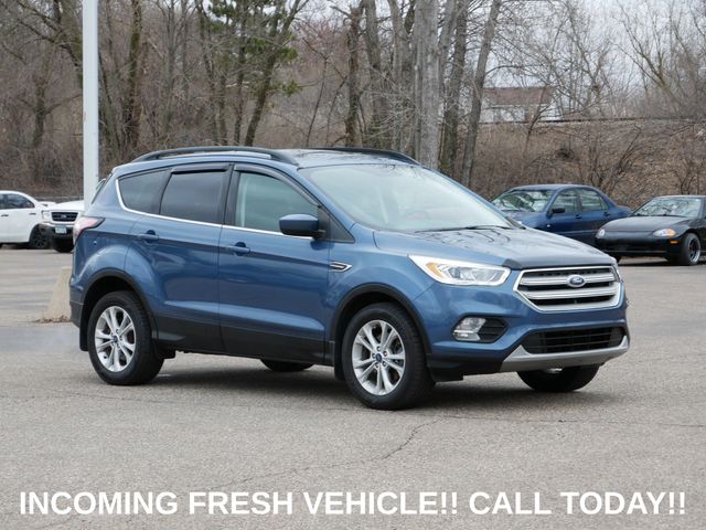 Blue 2018 Ford Escape SEL AWD SUV / Crossover All-Wheel Drive 6-Speed Automatic