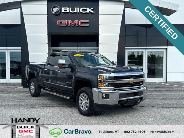 Gray (Graphite Metallic) 2017 Chevrolet Silverado 3500HD Pickup Truck Four-Wheel Drive 6-Speed Automatic