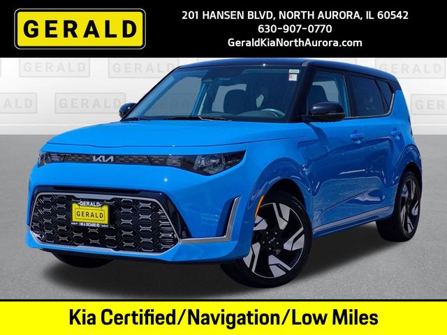 Surf Blue w/Black Roof 2023 Kia Soul SUV / Crossover Front-Wheel Drive Continuously Variable Transmission