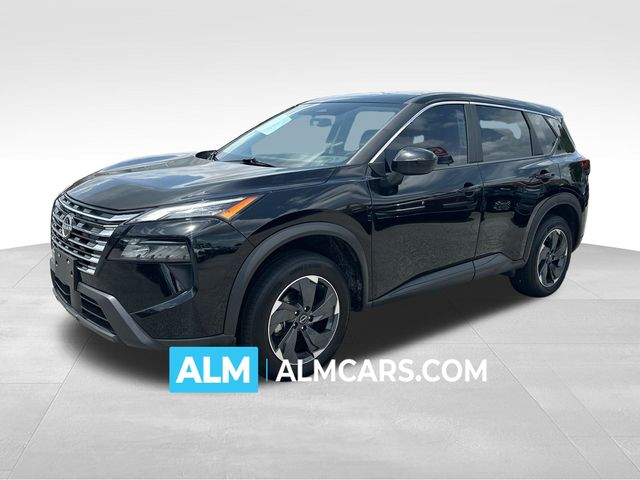 Super Black 2025 Nissan Rogue SUV / Crossover Front-Wheel Drive Continuously Variable Transmission