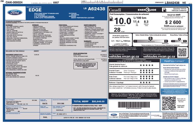 2020 Ford Edge Titanium