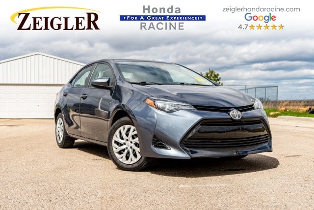 Slate Metallic 2018 Toyota Corolla LE Sedan Front-Wheel Drive Continuously Variable Transmission