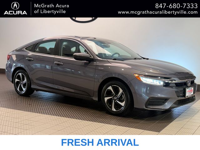 Gray (Modern Steel Metallic) 2022 Honda Insight Sedan Front-Wheel Drive Continuously Variable Transmission
