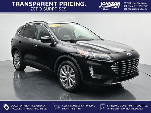 Agate Black Metallic 2022 Ford Escape SUV / Crossover All-Wheel Drive 8-Speed Automatic