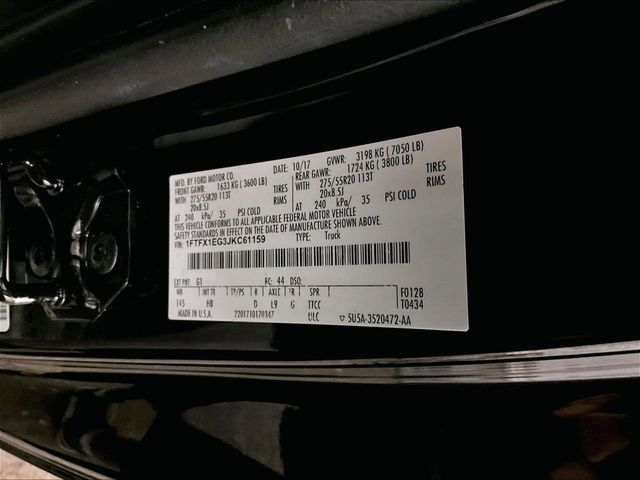 2018 Ford F-150 Lariat Black at Bob Ruth Ford