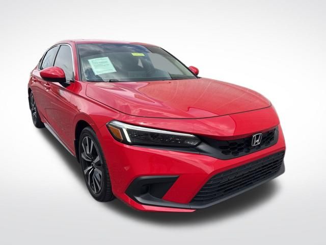 Rallye Red 2022 Honda Civic Hatchback Hatchback Front-Wheel Drive Continuously Variable Transmission
