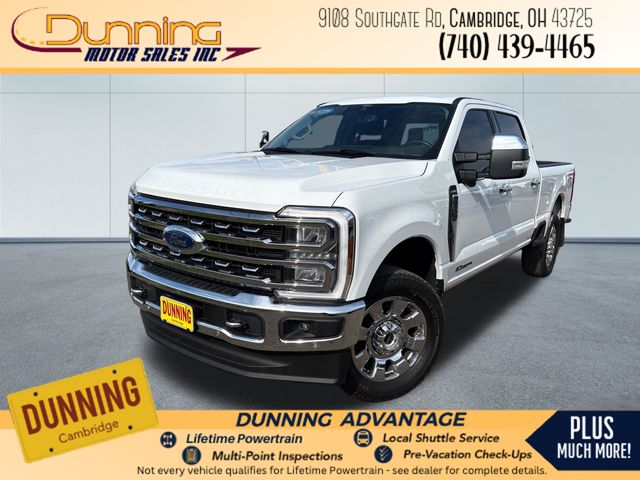 Oxford White 2024 Ford F-250 Super Duty Lariat Crew Cab 4WD Pickup Truck Four-Wheel Drive Automatic