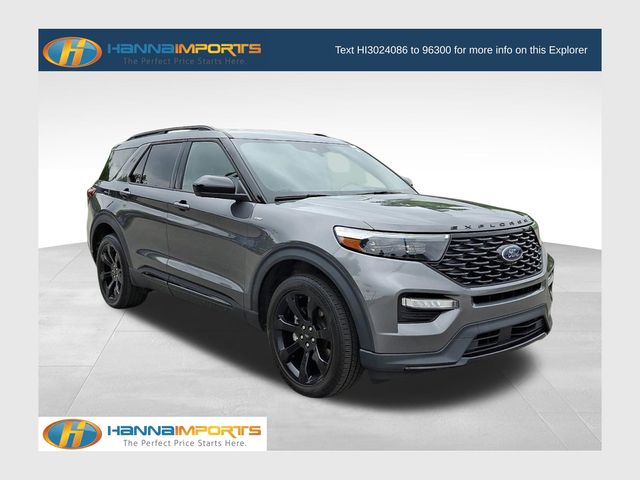 Carbonized Gray Metallic 2022 Ford Explorer SUV / Crossover All-Wheel Drive Automatic