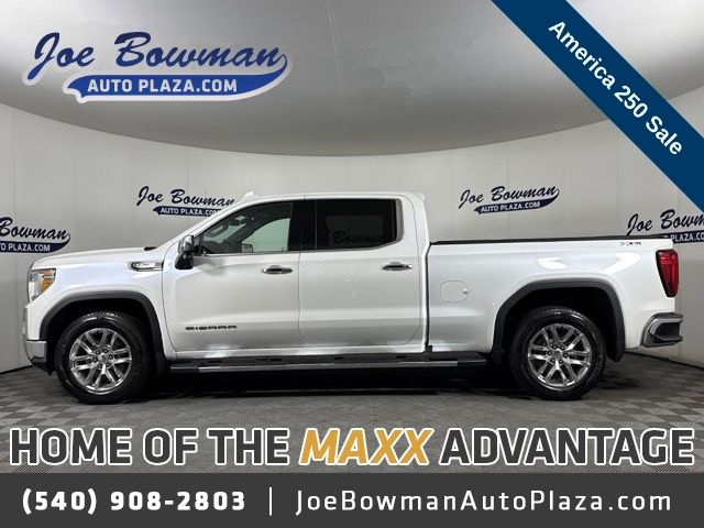White Frost Tricoat 2019 GMC Sierra 1500 Pickup Truck Four-Wheel Drive 8-Speed Automatic