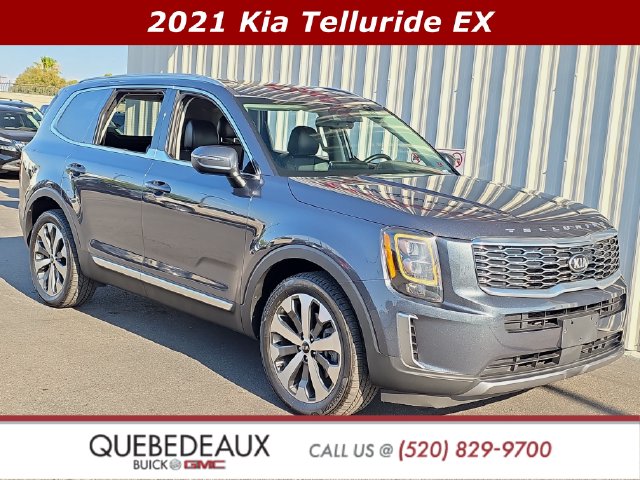 Gray 2021 Kia Telluride SUV / Crossover Front-Wheel Drive 8-Speed Automatic