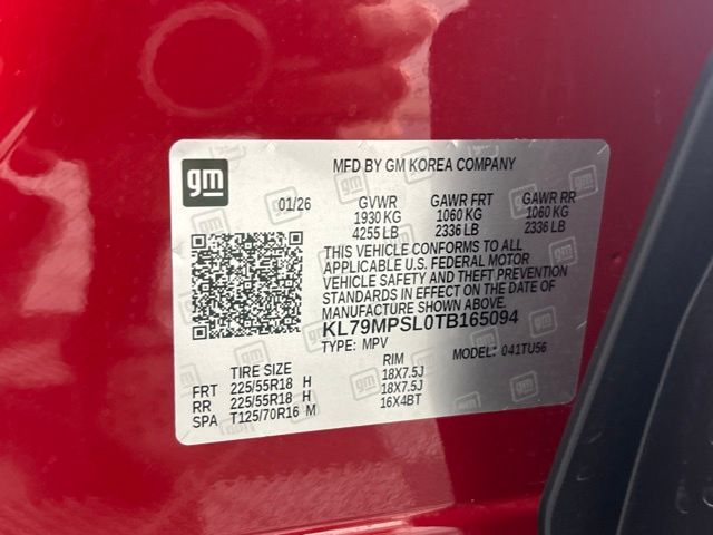 New 2026 Chevrolet TrailBlazer SUV