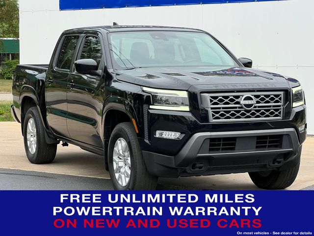 Super Black 2023 Nissan Frontier Pickup Truck Four-Wheel Drive 9-Speed Automatic