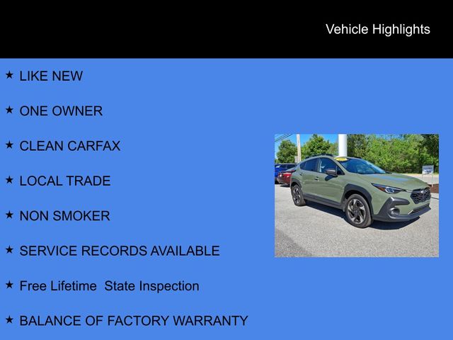 2025 Subaru Crosstrek Limited Green at Rafferty Subaru