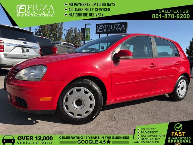 White 2008 Volkswagen Rabbit 2.5L Hatchback 6-Speed Automatic