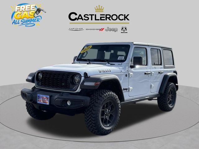 Bright White Clearcoat 2026 Jeep Wrangler SUV / Crossover Four-Wheel Drive 8-Speed Automatic